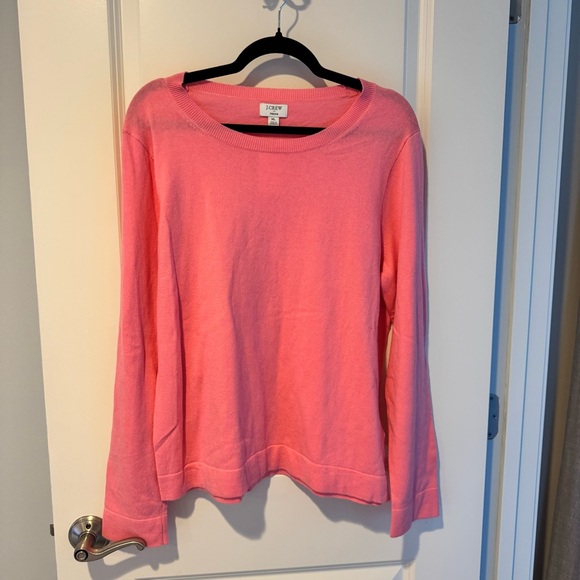 J. Crew Sweaters - NWT J. Crew Teddie Pink Crewneck Long Sleeve Sweater | XL